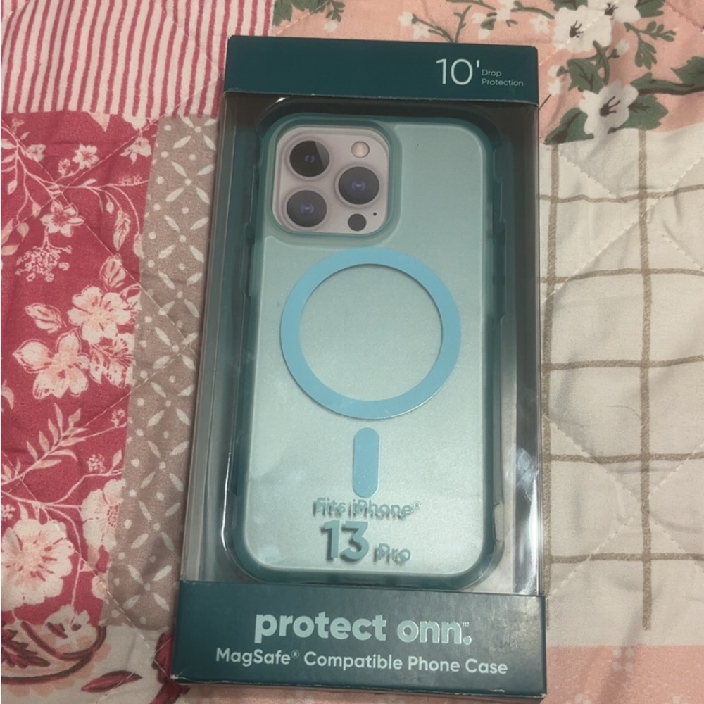 On Running Blue MagSafe Compatible Phone Case for iPhone 13 Pro